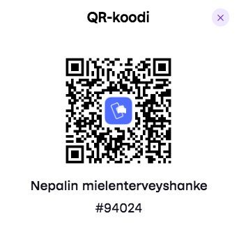 QR-koodi MobilePay-numerolle 94024.